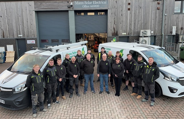 Manx Solar Electrical Ltd team